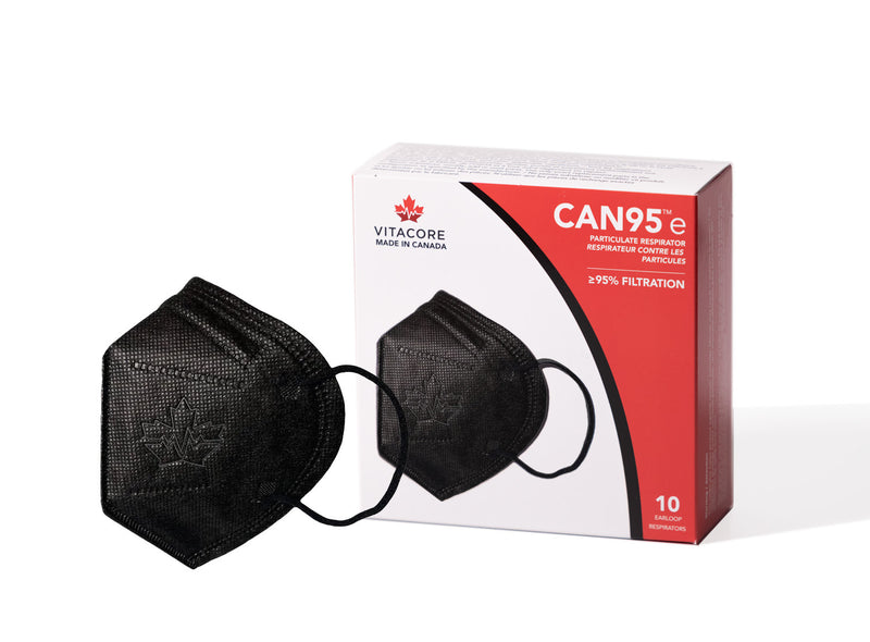 CAN95e Earloop Respirator - Black