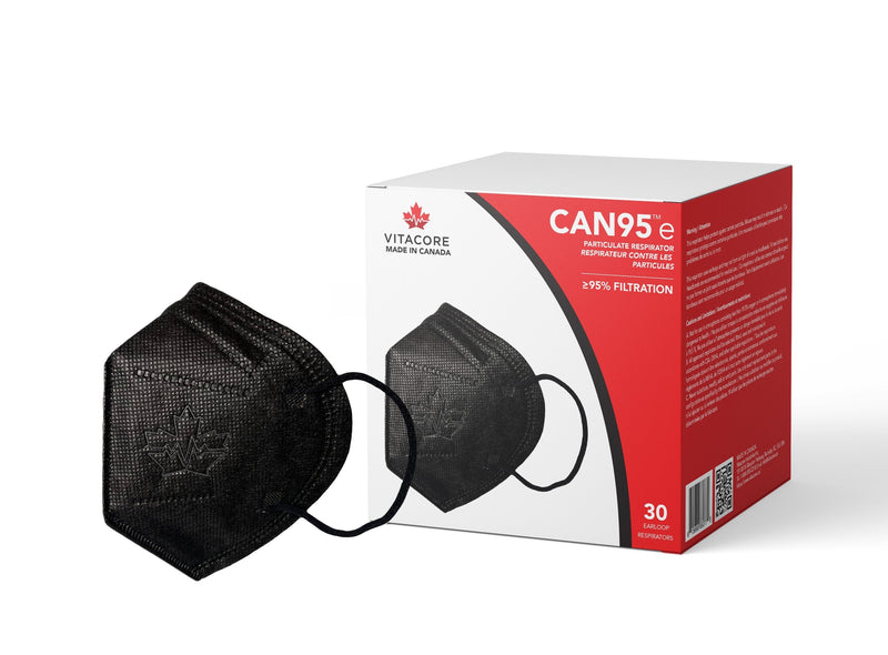 CAN95e Earloop Respirator - Black